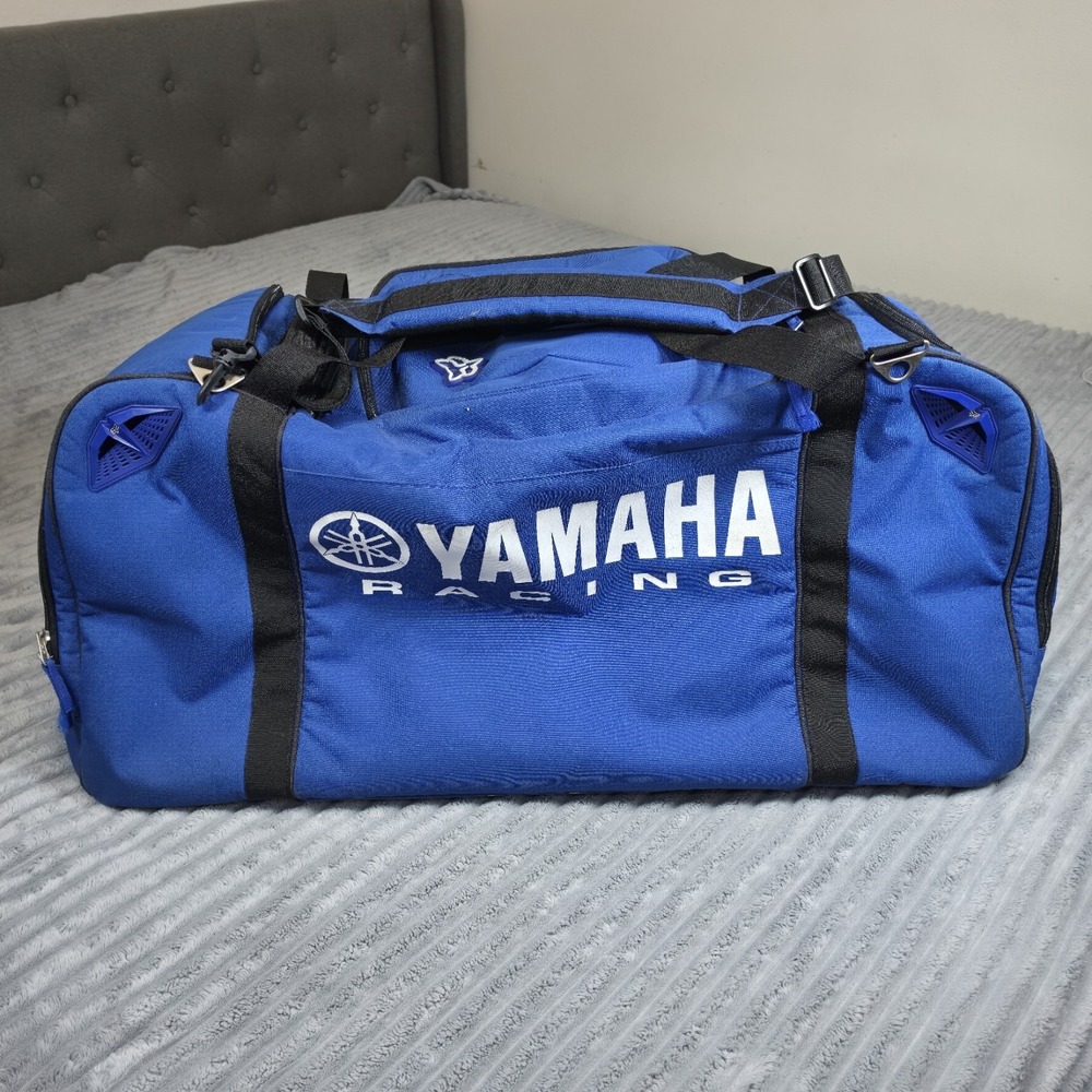 Fox Racing X Yamaha Blue Duffle Bag Large Motorcross 35x14x14 XXL Motorcycle